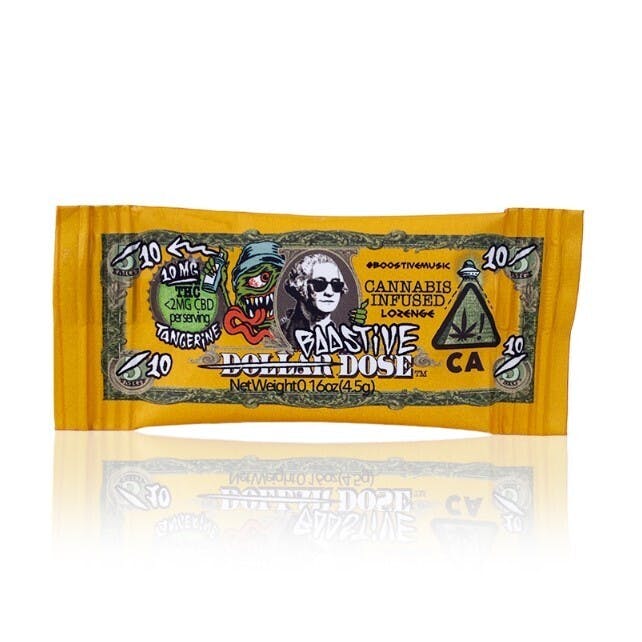 Photograph of product: Tangerine Lozenge 10mg Dollar Dose