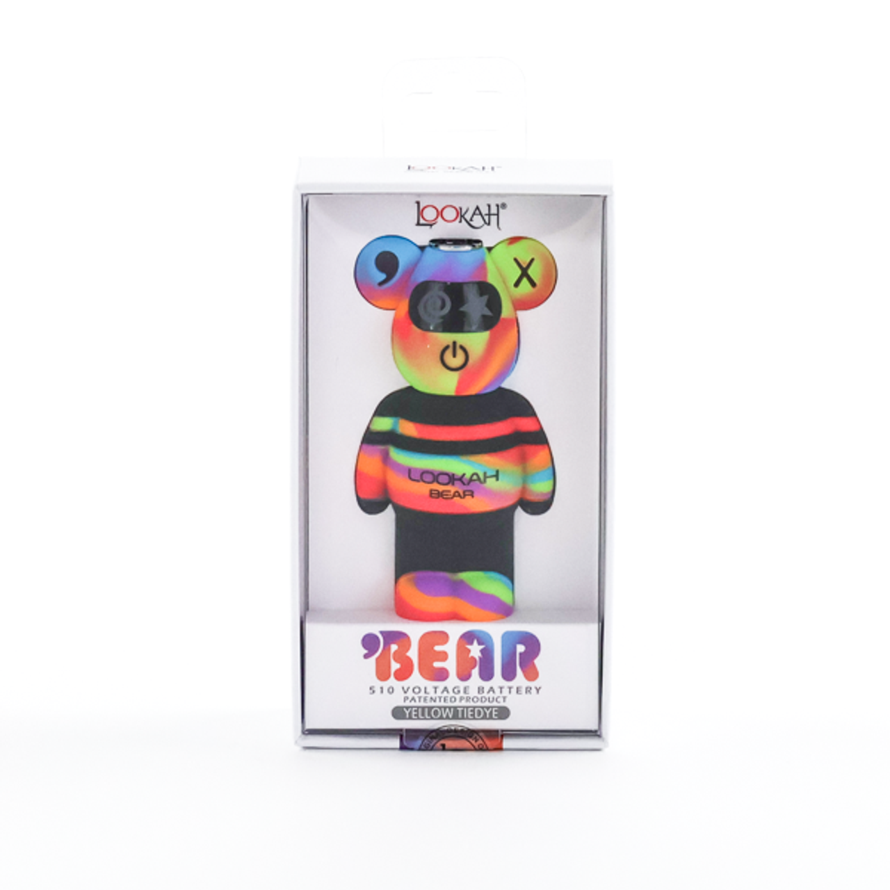 Photograph of product: Lookah | Bear 500mAh Vape Pen Battery | Pink TieDye