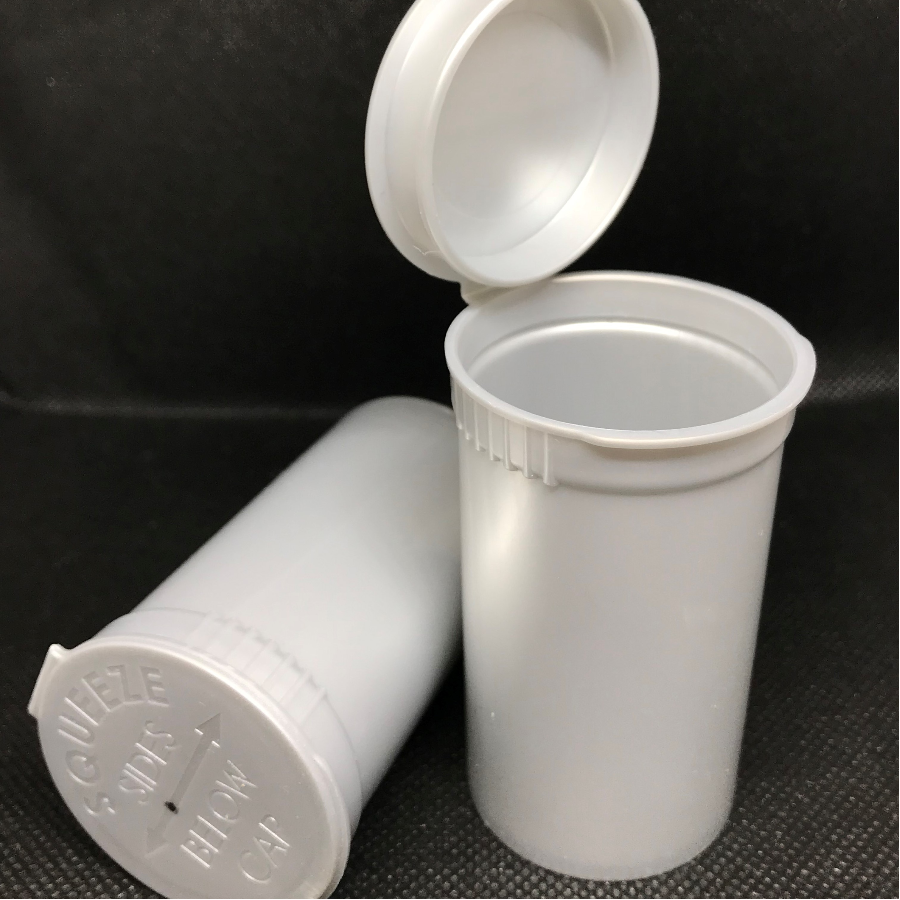 Photograph of product: Pop Top Purple or Silver Container