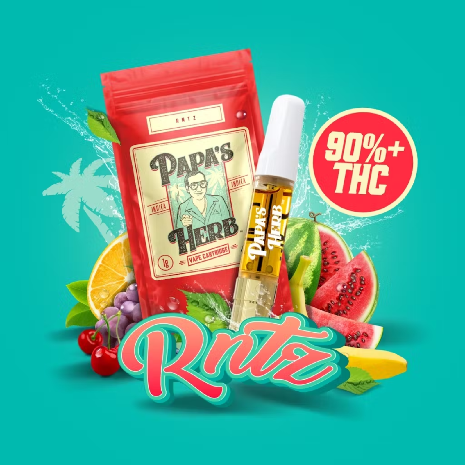Photograph of product: 1000mg Vape | Runtz | Papa's Herb