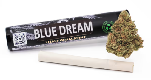 Photograph of product: Alchemy Pure | Blue Dream | Pre-Roll | 0.5g