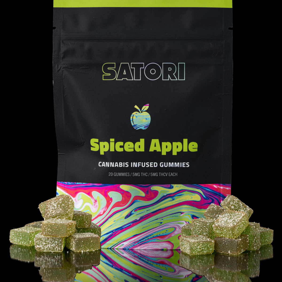 Photograph of product: Gummies - 100MG - Spiced Apple