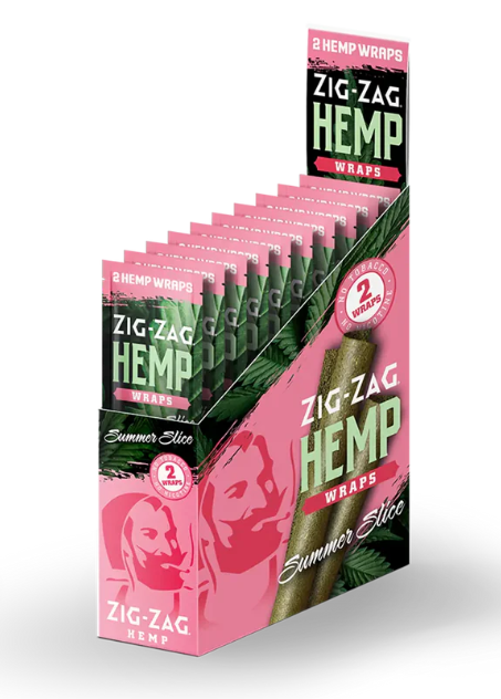 Photograph of product: Zig Zag |  Hemp Wraps | Summer Slice | 2pk