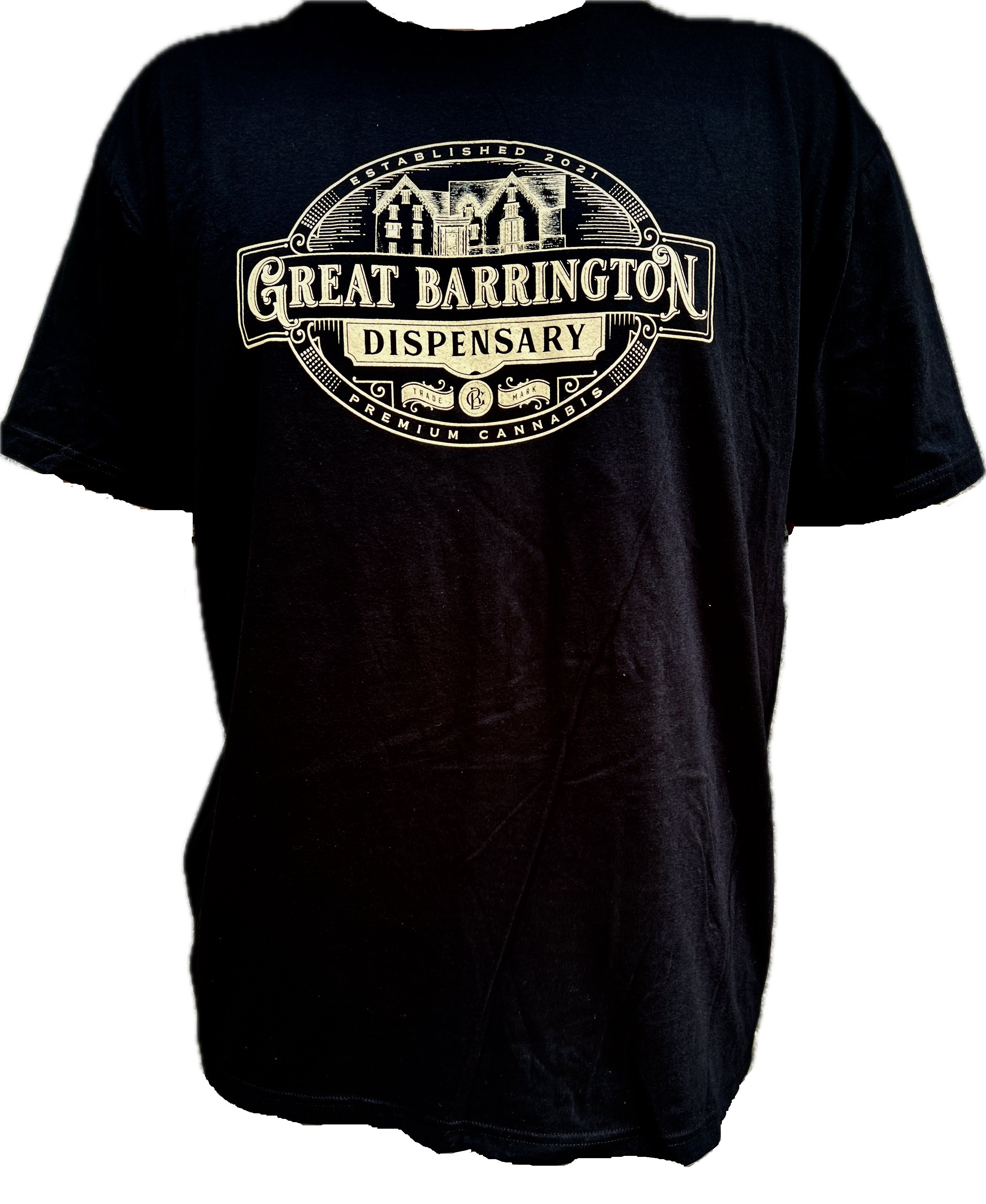 Photograph of product: Great Barrington Dispensary Shirt (Black)