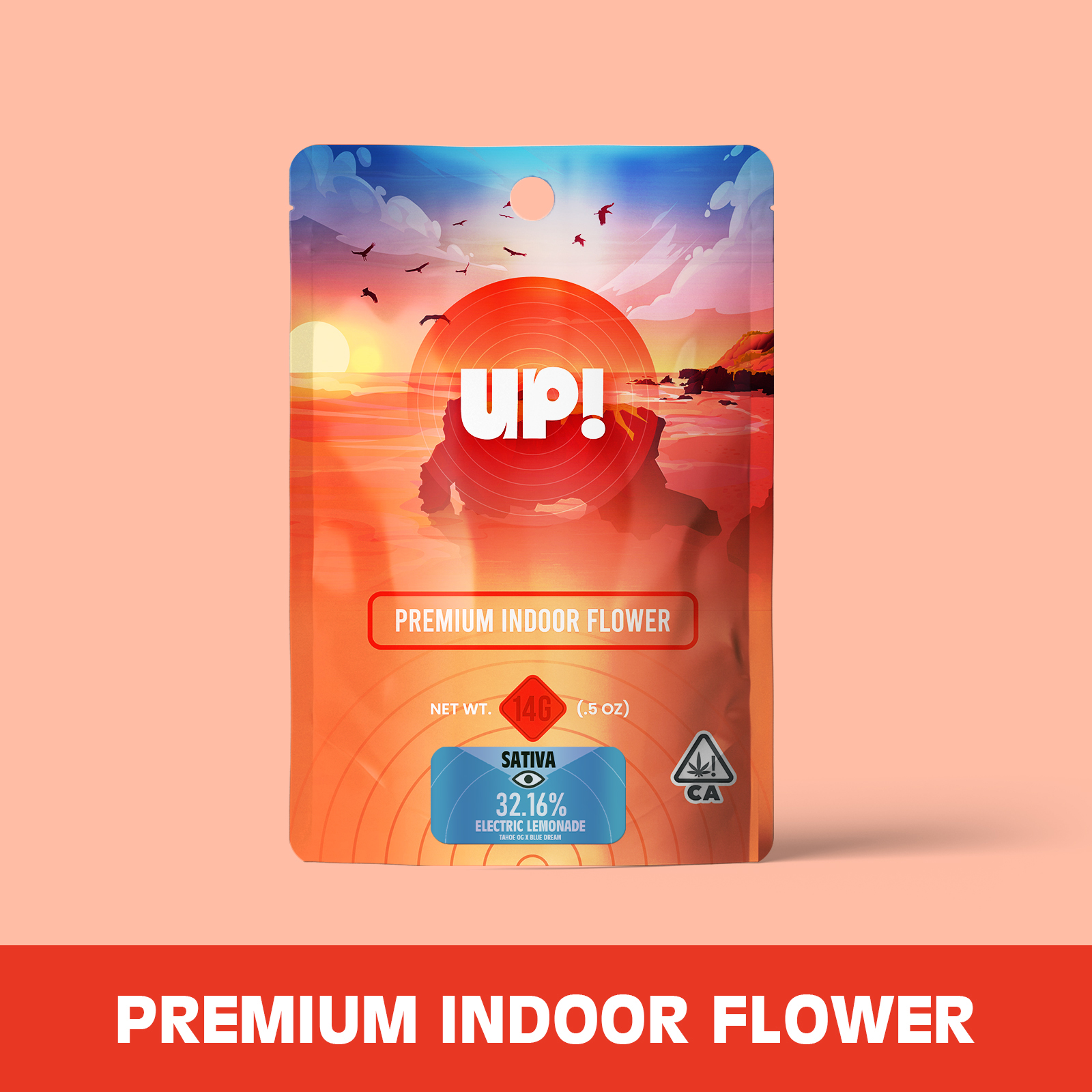 Photograph of product: UP! - Electric Lemonade (Oui'd) Premium Indoor - 14g