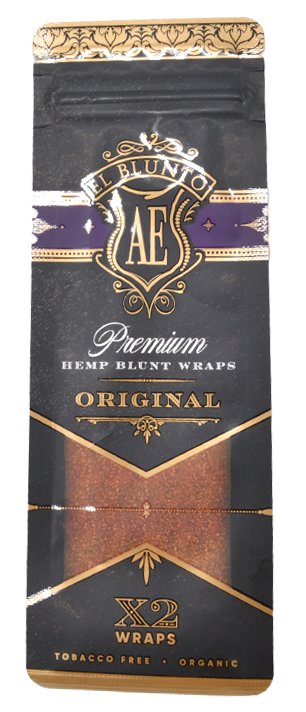 Photograph of product: Albert Einstone's | El Blunto | Premium Hemp Blunt Wrap 2PK
