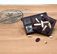 Photograph of product: Chocolate - Dark Cran Cherry Almond 100mg