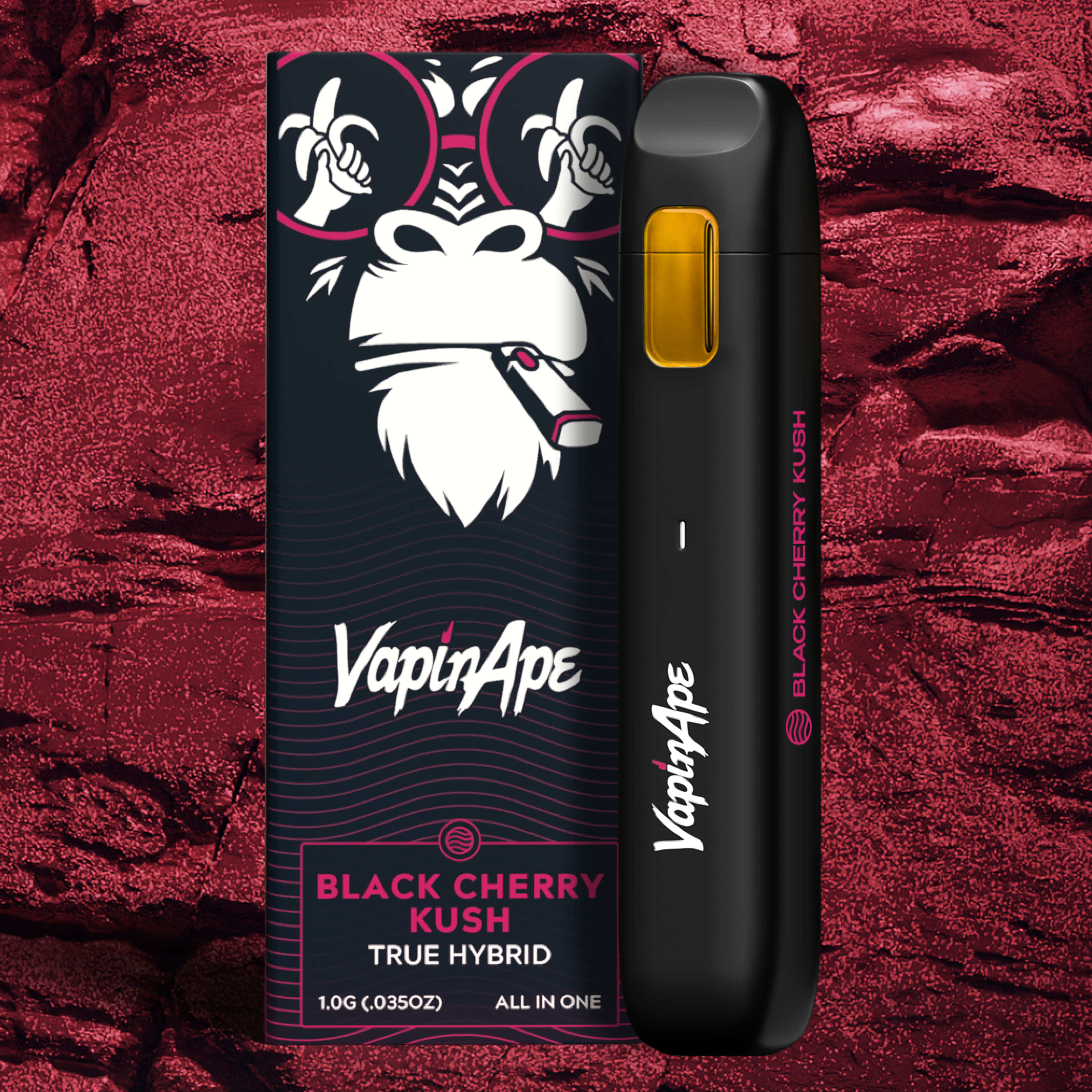 Photograph of Product: 1G BLACK CHERRY KUSH FULL SPECTRUM DISPOSABLE