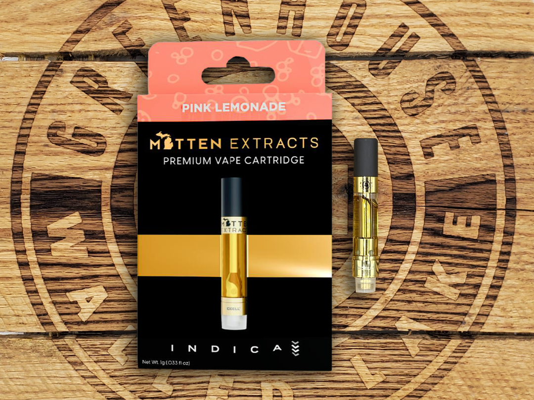 Photograph of product: Mitten Extracts | Pink Lemonade | 1g Cart