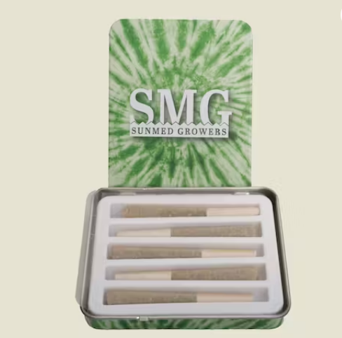 Photograph of Product: Sunmed Ice Cream Cake Pre-Roll (5-pack) 2.5g