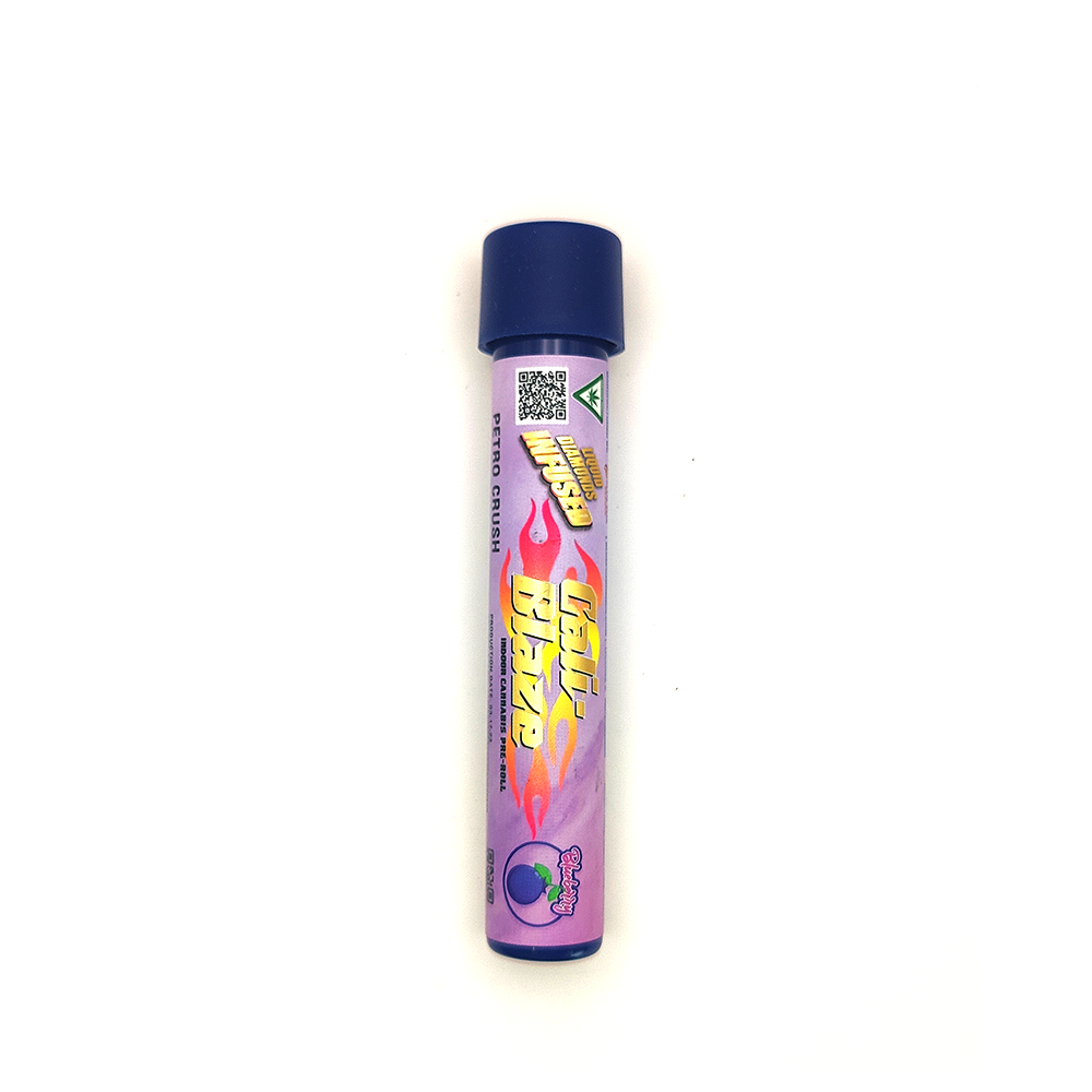Photograph of product: Cali Blaze | Blueberry Diamonds Infused Pre Roll
