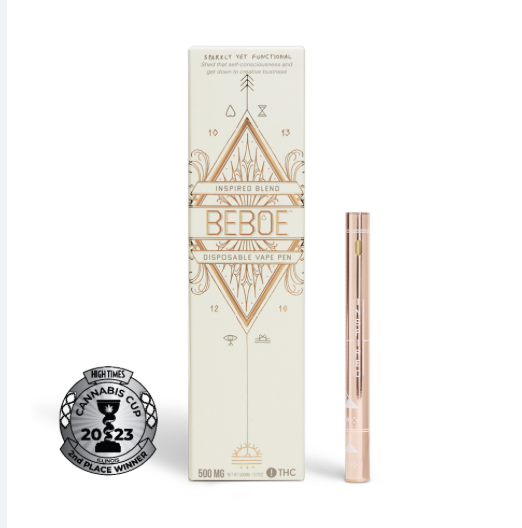 Photograph of product: Beboe | Inspired Blend Disposable Vape Pen | 500mg