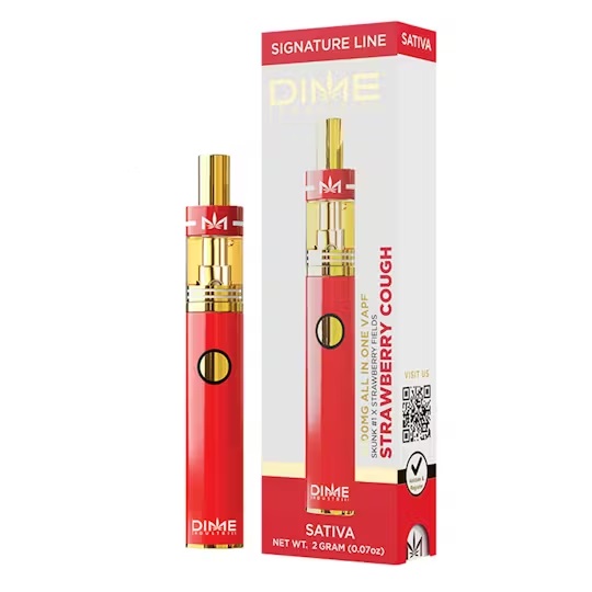 Photograph of product: Strawberry Cough Disposable | 2g | Dime Industries