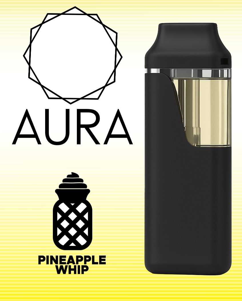 Photograph of product: Pineapple Whip 1g Cured Resin Disposable Vape (Aura)