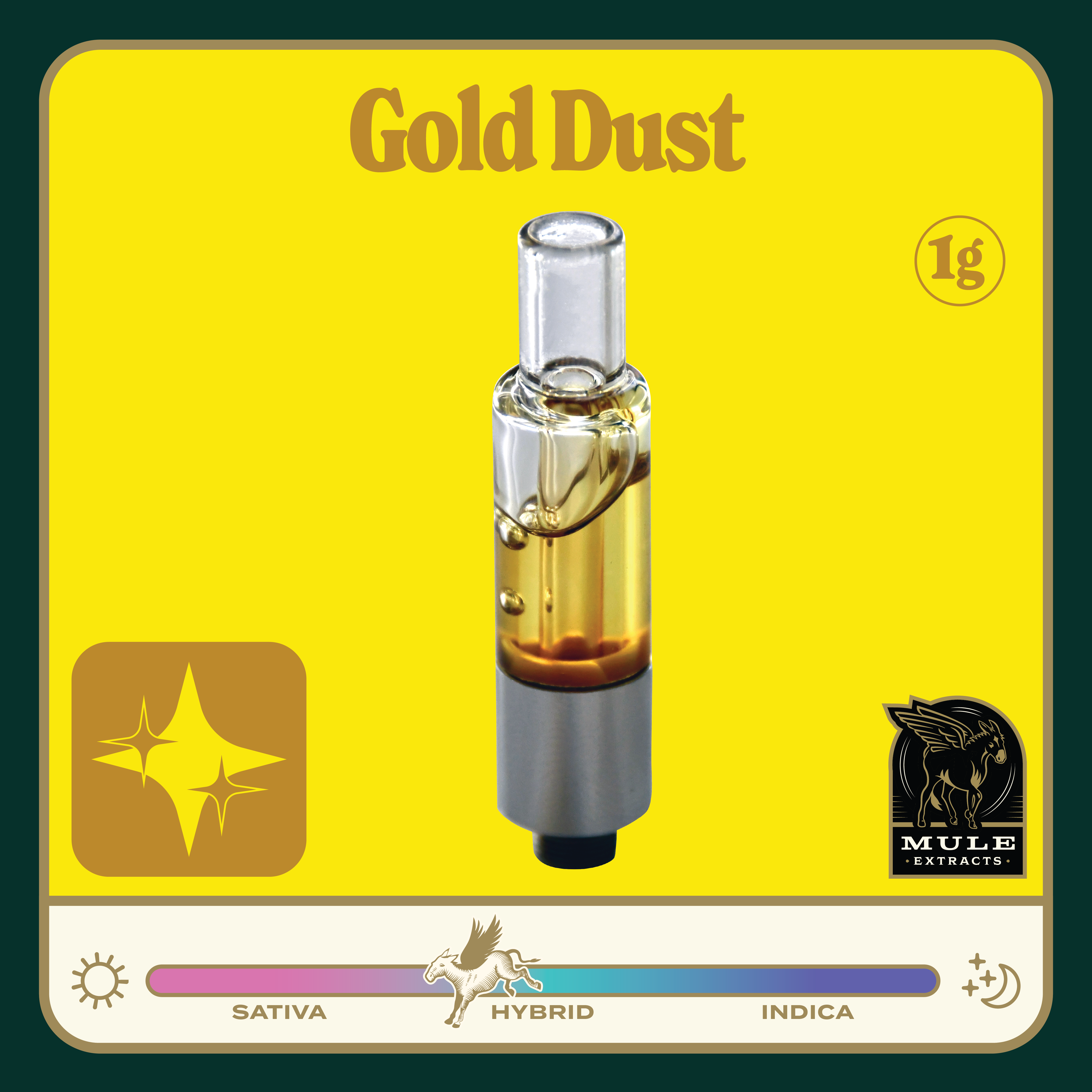 Photograph of product: Pineapple Paradise Live Resin Cart (Mule)