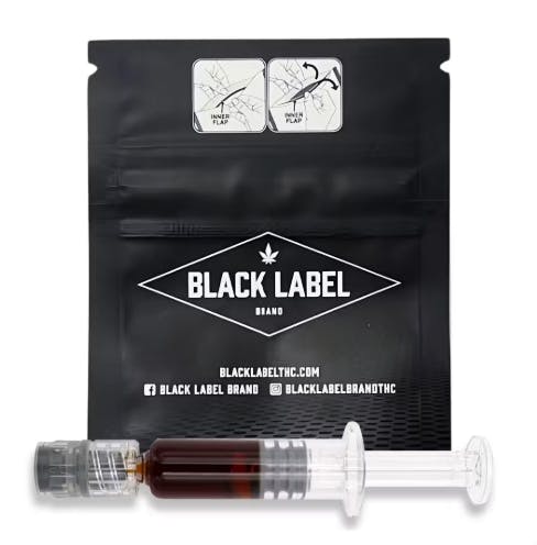 Photograph of product: Black Label AJ's Sour Diesel (S) RSO 1g