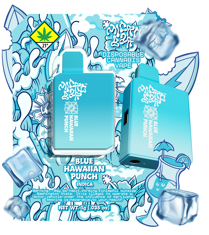 Photograph of product: MB Disp. Blue Hawaiian Punch