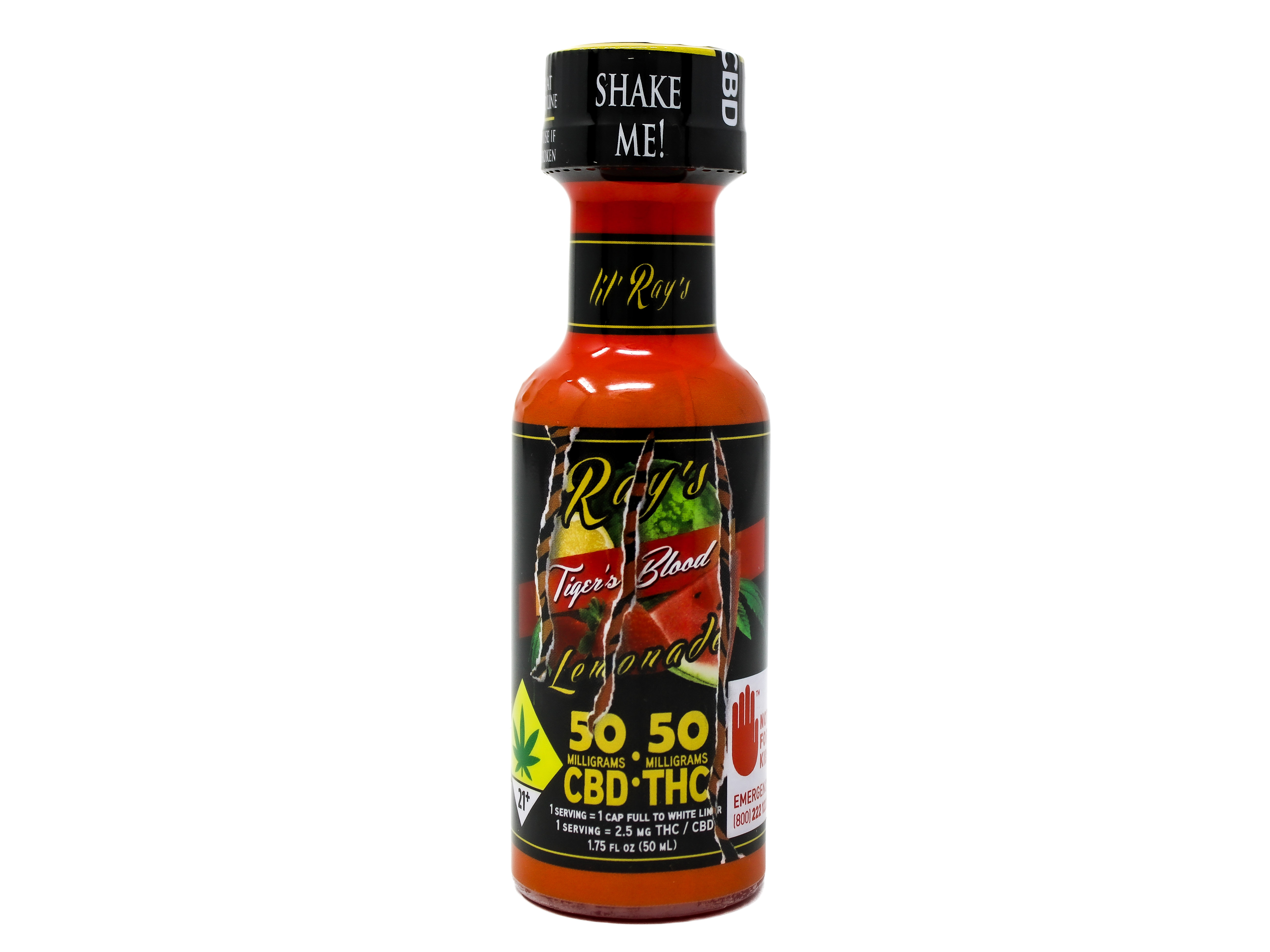 Photograph of product: DTP Lil Rays Tigers Blood 1:1 Lemonade Hybrid 100mg 25551