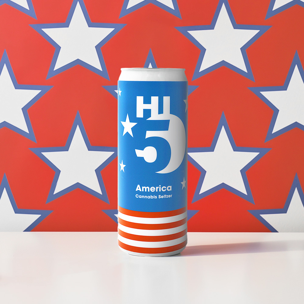 Photograph of Product: Single Hi5: America Seltzer (4 for $16)