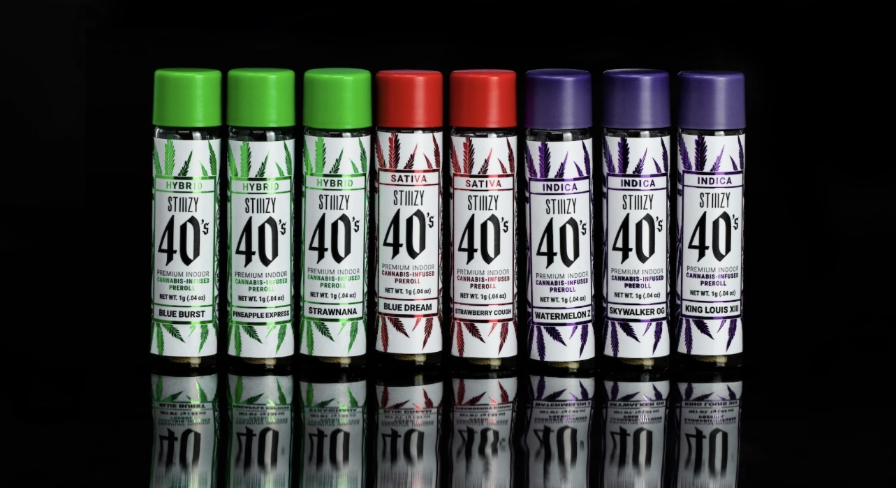 Photograph of product: Stiiizy 40's | Skywalker OG | Infused PreRoll