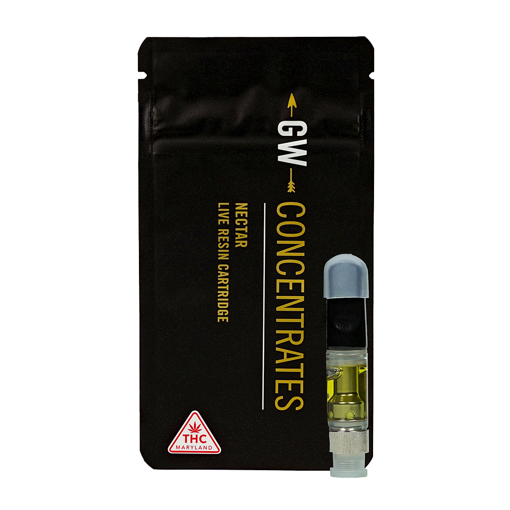 Photograph of product: 0.5g Gandhari Kush LLR Nectar Cartridge