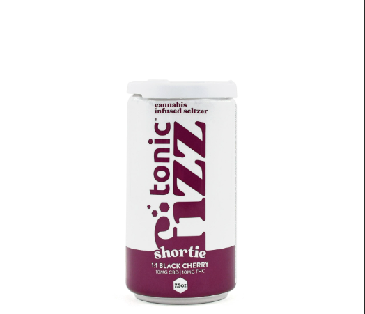 Photograph of product: PTS | Tonic (Fizz) 7.5oz Black Cherry 1:1 (CBN/TH-oui) | 10mg