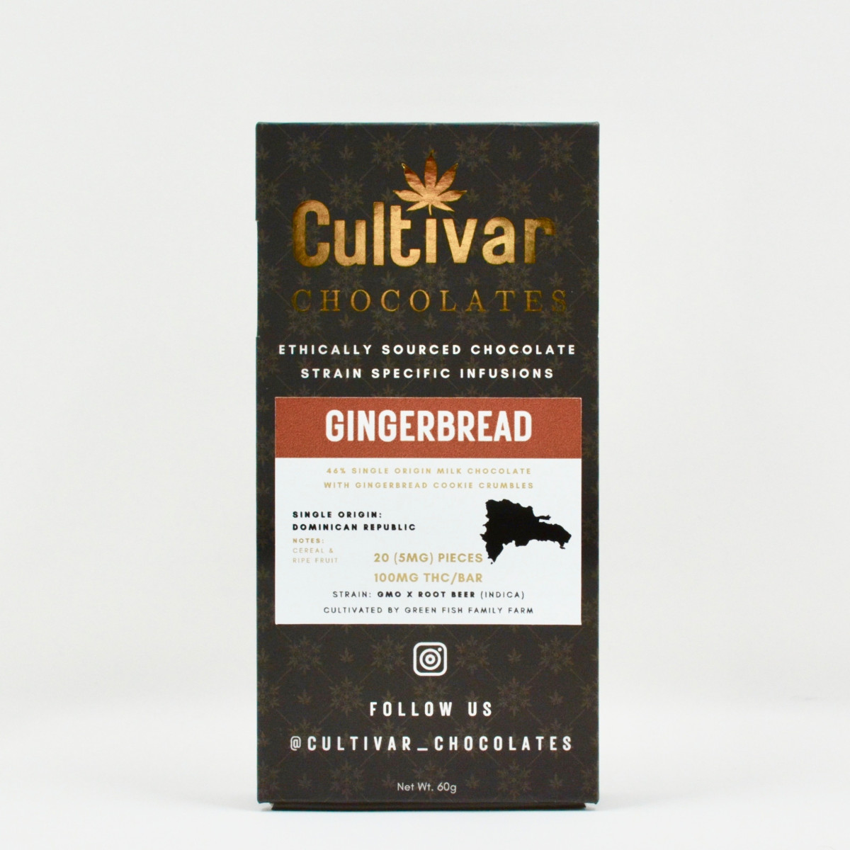 Photograph of Product: Cultivar | Gingerbread Bar | 100 mg