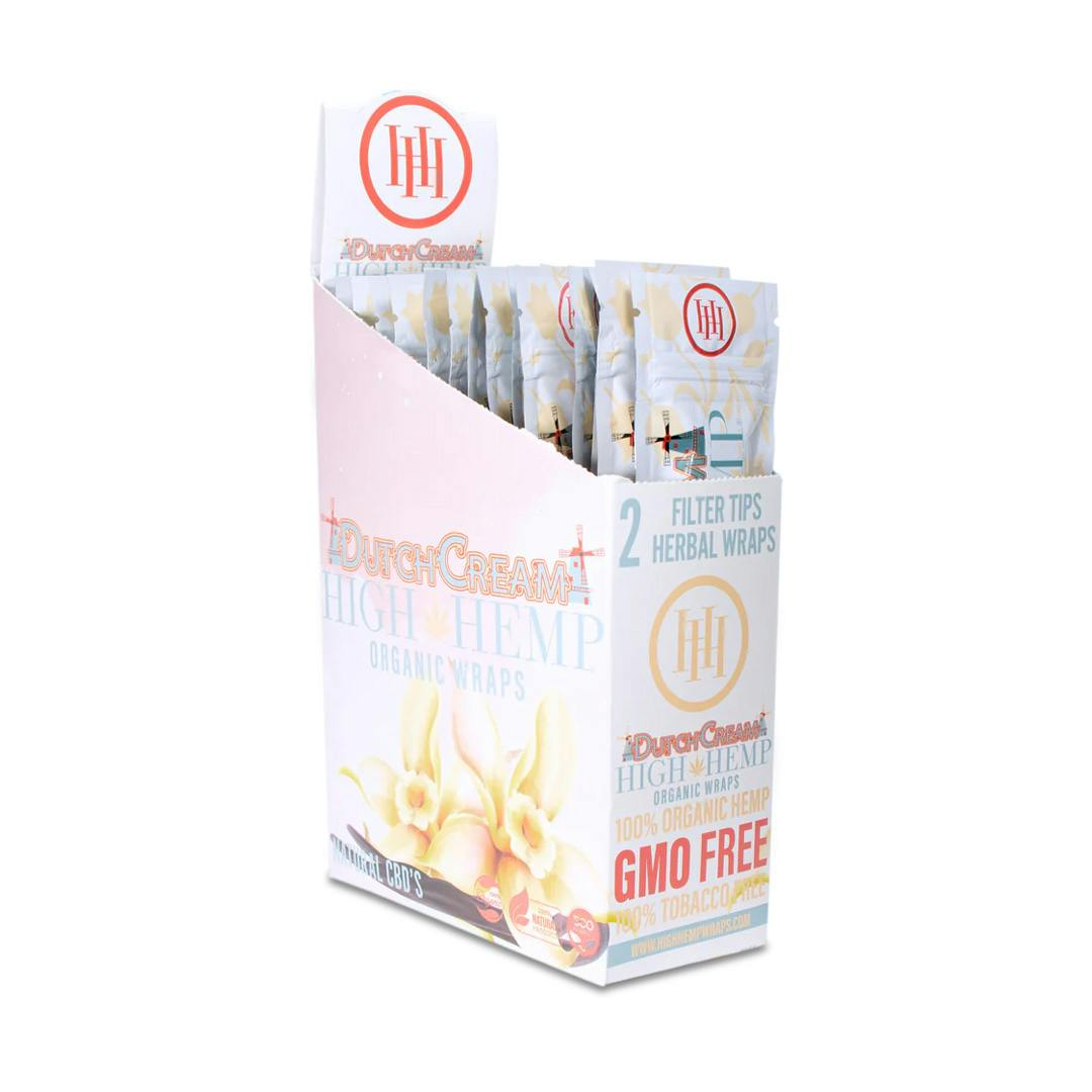 Photograph of product: High Hemp Organic Wraps- Dutch Cream Vanilla