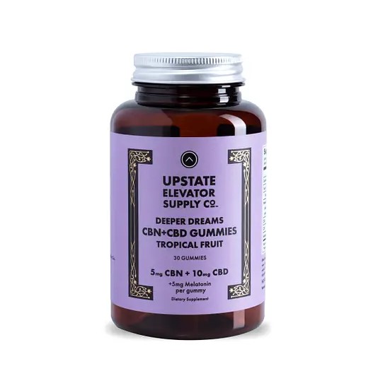 Photograph of product: UESC | Deeper Dreams CBN & CBD with Melatonin | 15mg x 30ct Gummies