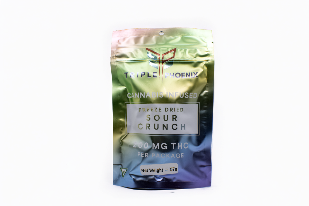 Photograph of Product: Sour Crunch | 200 mg Freeze Dried Puffs (50pcs)
