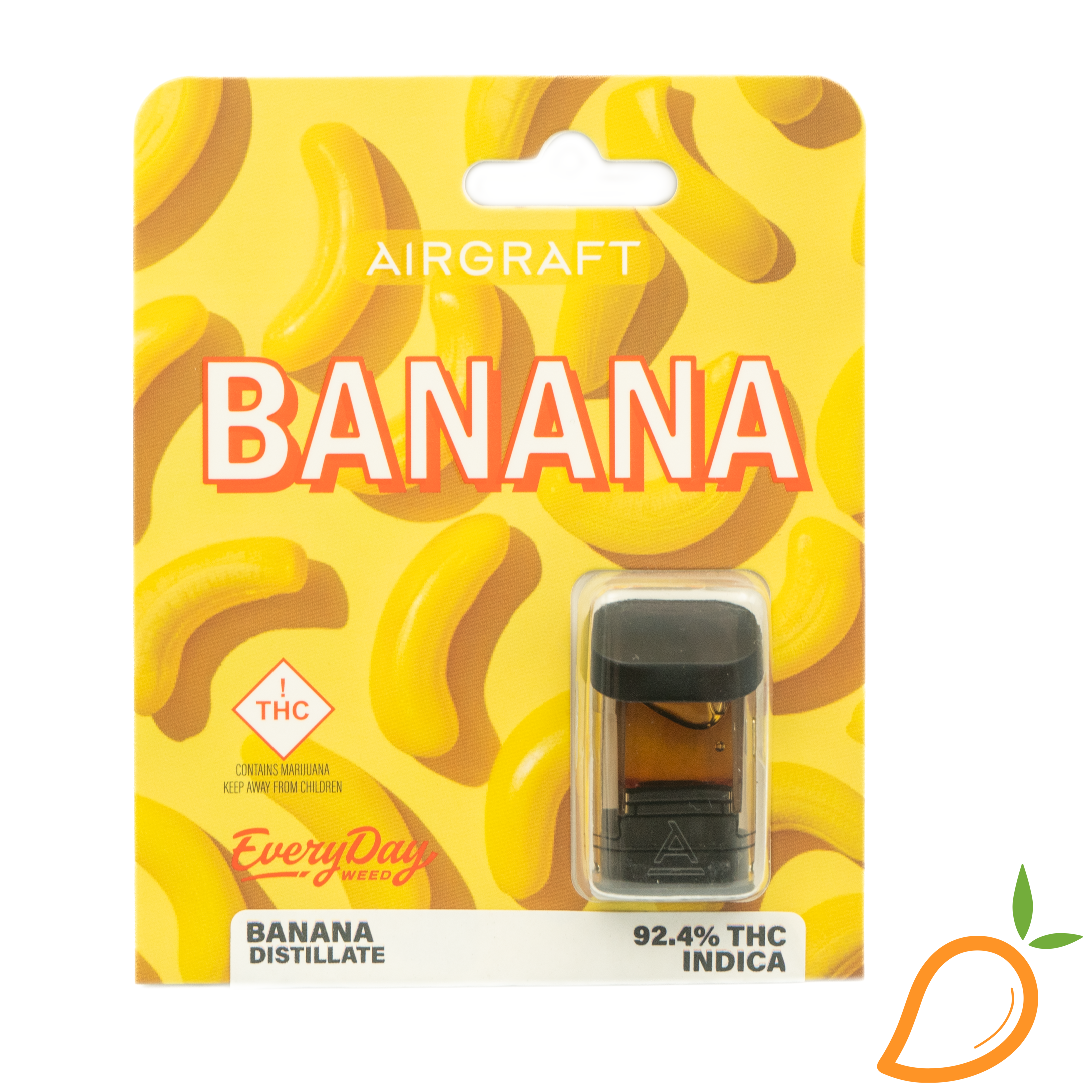 Photograph of product: 1g Banana Vape Pod Airgraft