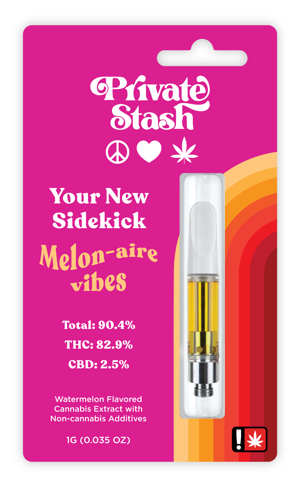 Photograph of product: Private Stash - MELON-AIRE VIBES - Cartridge - - I