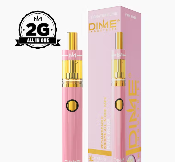 Photograph of product: Dime Pink Rose 2g Disposable