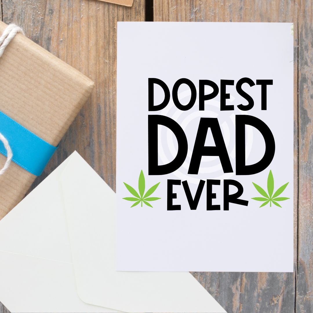 Photograph of product: Dopest Dad Ever Card