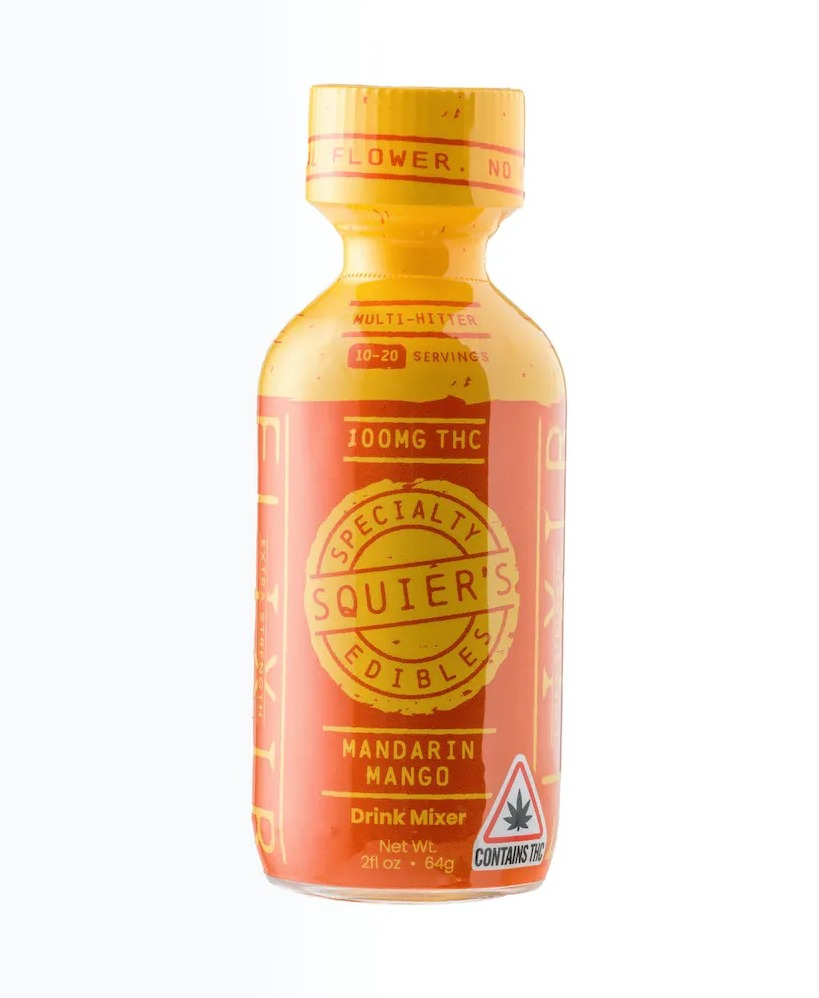 Photograph of product: SSE | Mandarin Mango au chocolat Rosin Drink Mixer | 100mg TH-oui