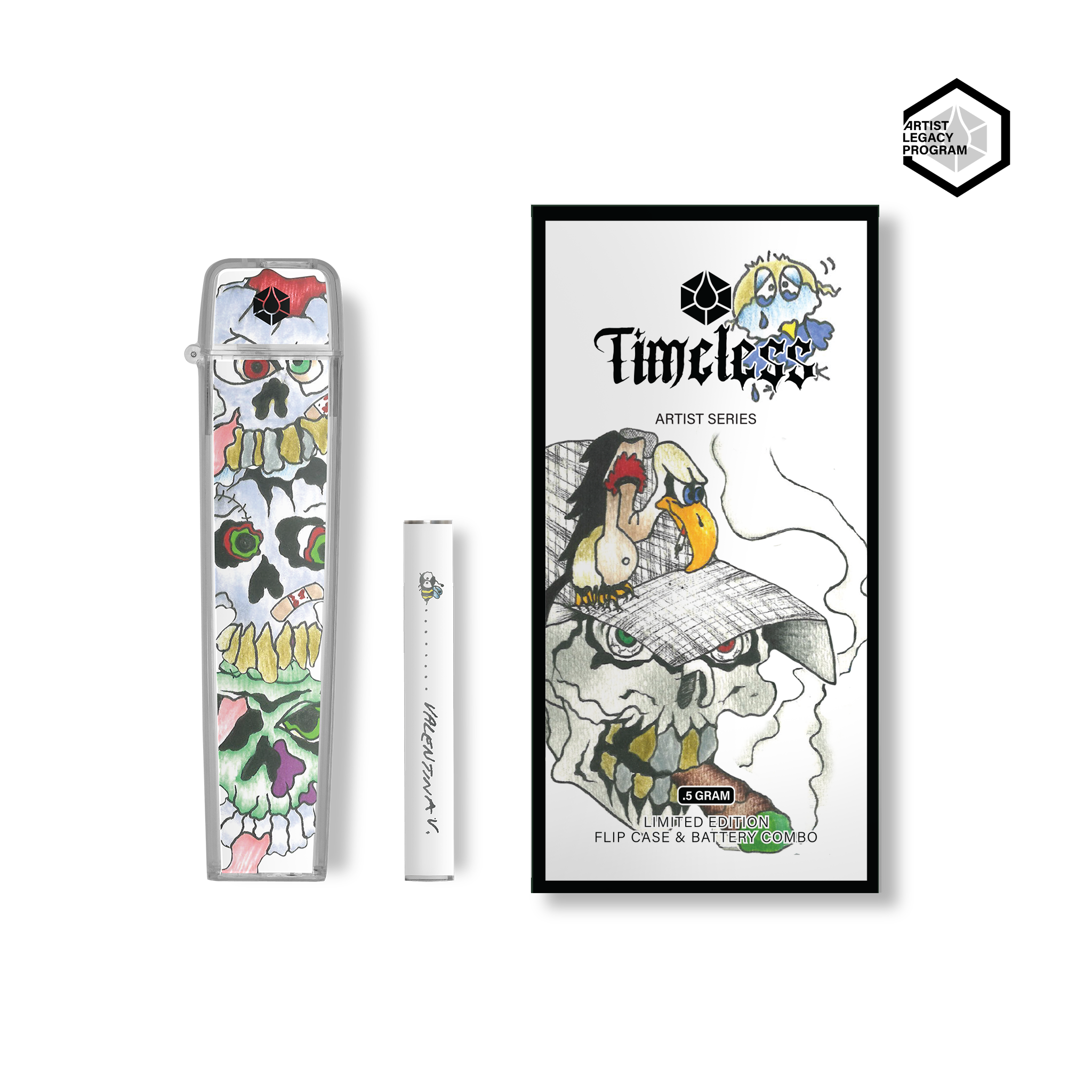 Photograph of product: Valentina Half Gram Flip Case & Battery Combo