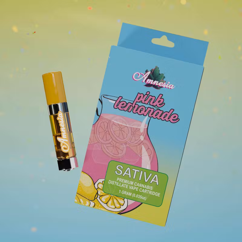 Photograph of product: Amnesia - 510 Vape Cartridge - (1g) - Oui'd - **PINK LEMONADE** (10/$60)