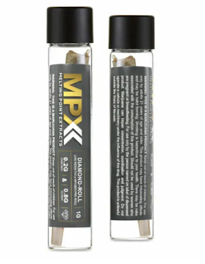 Photograph of product: MPX | Pre-Roll | Infused | Diamond Roll | OC Tang | 1g-Hybrid