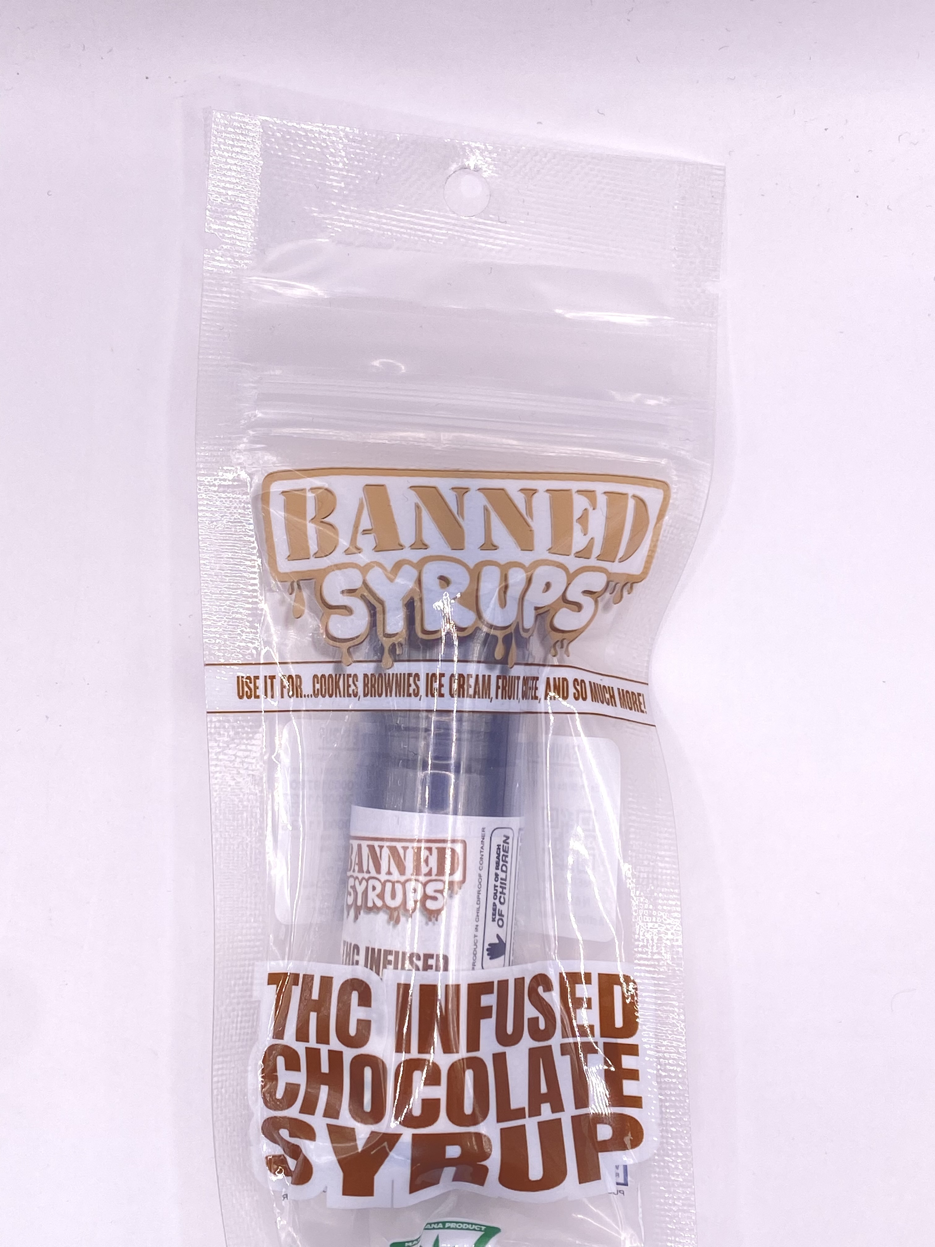 Photograph of product: Banned - 200mg Syrup - Chocolate