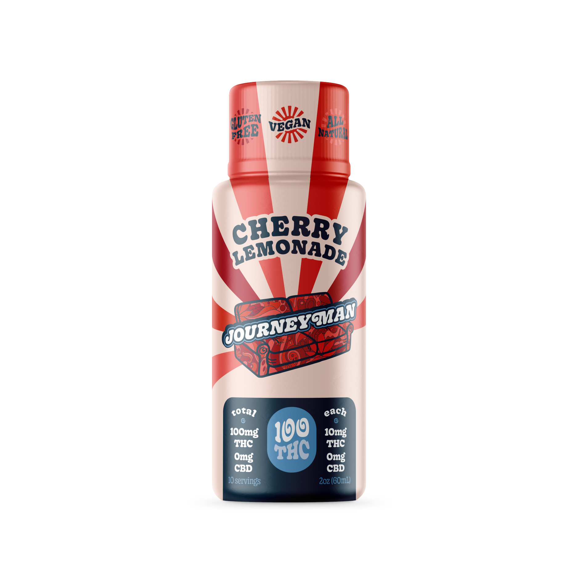 Photograph of product: Journeyman - Cherry Lemonade shot 100mg TH-oui - 64g - DOH