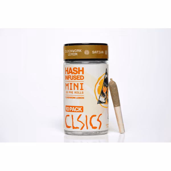 Photograph of product: CLSICS | INH Pre-Roll 10pk | S | Clockwork Lemon