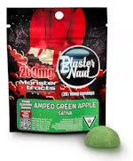 Photograph of product: AU Monster x Blasternaut: Amped Green Apple Single Gummy (S) 200mg