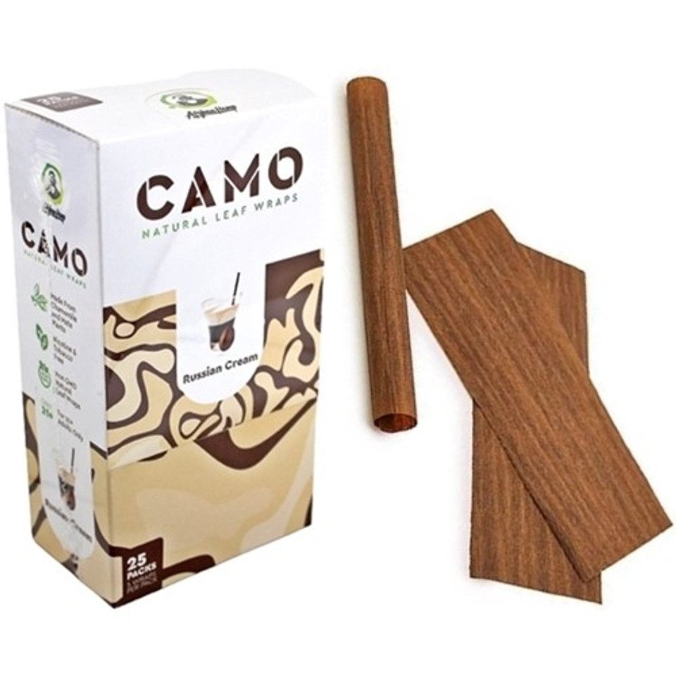 Photograph of product: Camo | Russian Cream Natural Leaf Wrap 5pk