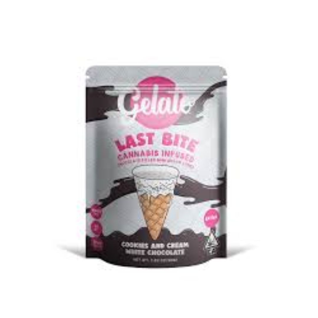 Photograph of product: Gelato Last Bites Waffle Cones 200mg  Cookies and Cream