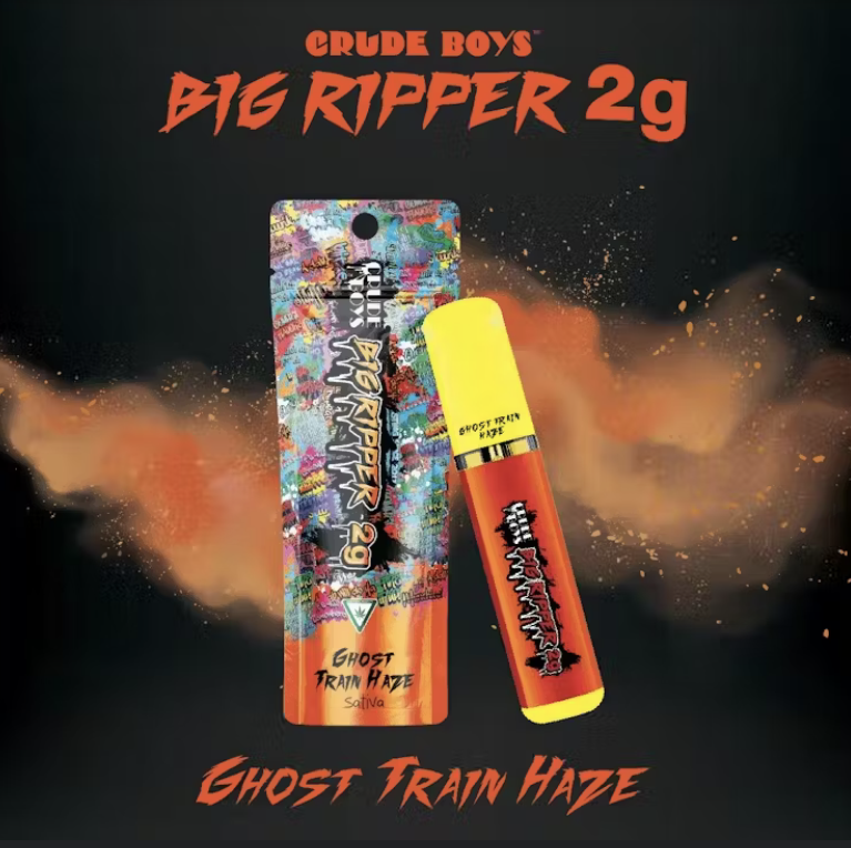 Photograph of product: All in One Disposable Vape Ghost Train Haze (REC)