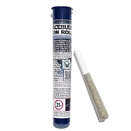 Photograph of product: SPACEBUDS | MOON ROLL | MOONROCK PRE-ROLL | BLUEBERRY MUFFIN | 1.5G