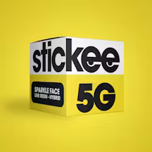Photograph of product: STICKEE | SPARKLE FACE - LIVE RESIN HYBRID