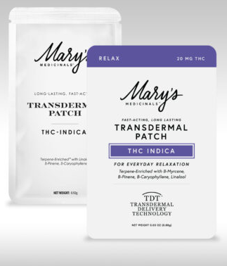 Photograph of product: Mary's Medicinal Oui'd Patch 10pk 200mg