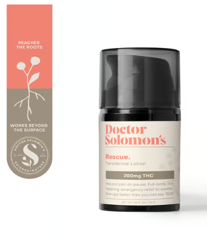 Photograph of product: Rescue Transdermal Lotion (200mg TH-oui)