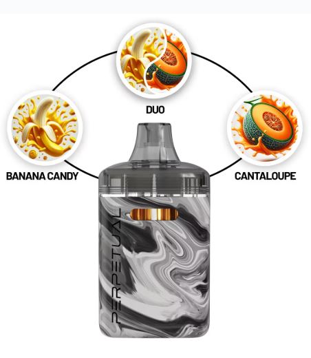 Photograph of product: Banana Candy & Cantaloupe Crush All-In-One Vape